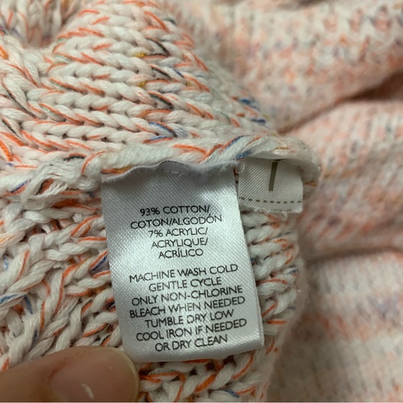 Ann Taylor LOFT Space-dye Slit Cuff Sweater Women’s Size S, Multicolor - Picture 9 of 9